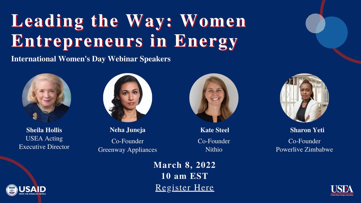 Leading the Way: Women Entrepreneurs in Energy | USEA Events